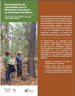 Folleto Fortalecimiento de capacidades para el monitoreo comunitario en los bosques de México.