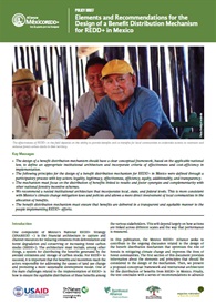 Elements and Recommendations for the design of a Benefit Distribution Mechanism for REDD+ in Mexico